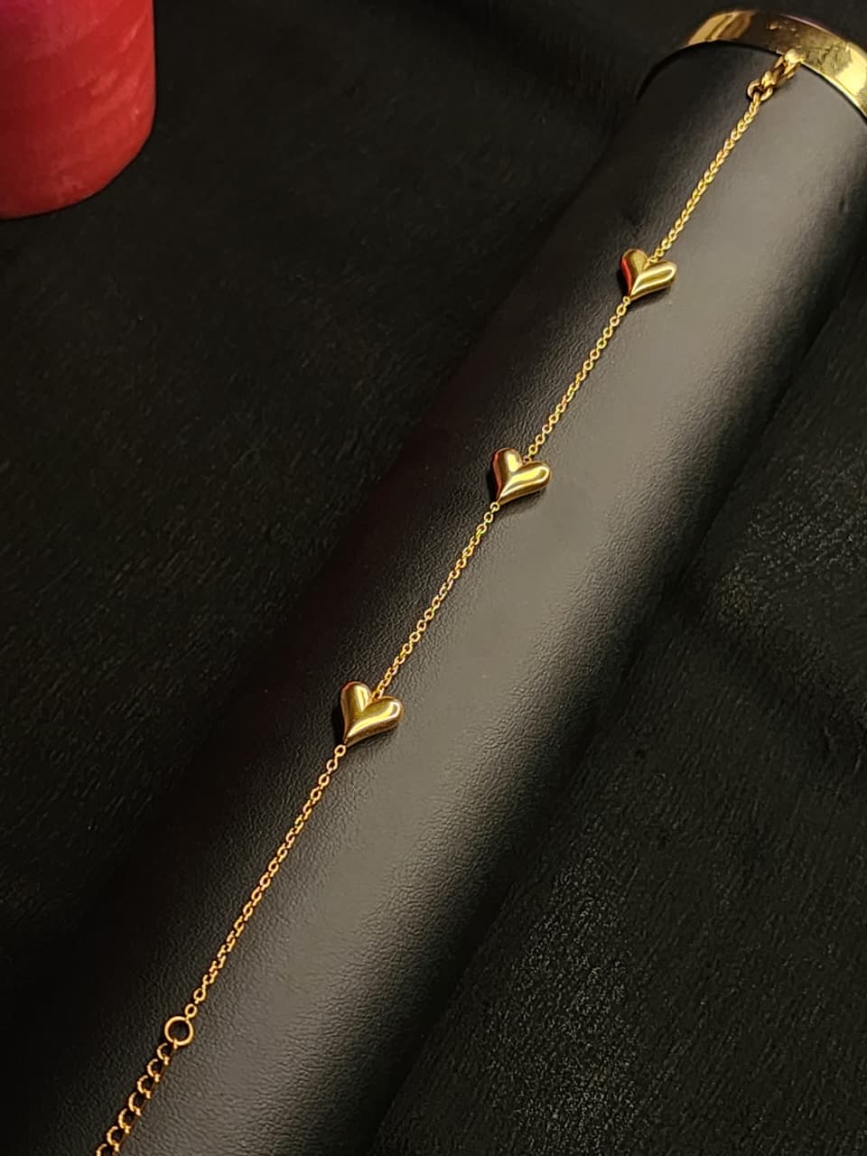 The Amour Puffed Heart Bracelet